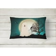 thumbnail image 2 of Carolines Treasures BB2214PW1216 Halloween Scary South Russian Sheepdog Canvas Fabric Decorative Pillow, 12H x16W,, 2 of 3