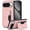 Pink, variant on For Google Pixel 10 / Pixel 10 Pro Wallet Case Ultra-Slim Profile Vintage Leather Texture, Wallet For Women Men Card Holder Magnetic Clasp Kickstand Folio Case,Black,For Pixel 10 / 10 Pro