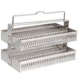 Staining Slide Rack Laboratory Electronic Dish Drainer Silver - Walmart.com