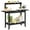 Black, variant on Onbrill Outdoor Potting Bench with Sliding Tabletop, Wood Outside Garden Work Table, No Rust/Fade/Break