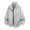 Gray, variant on Men's Stand-Up Collar Zip-Up​ Bomber Jacket – Pilot Style Windbreaker for Spring & Autumn Couples Wear