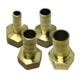 thumbnail image 4 of Adaptador de conector de de lengüeta ón de 3/8 "Rosca de tubería hembra - Dorado, 12 mm 6mm Cola Adaptador de manguera de conexión rápida, 4 of 8