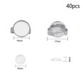 thumbnail image 4 of DIY Finger Rings Making Kits with Adjustable 304 Stainless Steel Finger Rings Components Transparent Glass Cabochons and Box Container Flat Round Stainless Steel Color 8.2x8.2x2.7cm 80pcs/box, 4 of 9