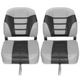 thumbnail image 2 of Msc Gray/Charcoal Folding Fishing Boat Seats 2 Count, 2 of 5