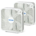 thumbnail image 1 of Hurricane 20" Classic Series Floor Box Fan with 3 Speed Settings, 2 Pack, White, 1 of 10