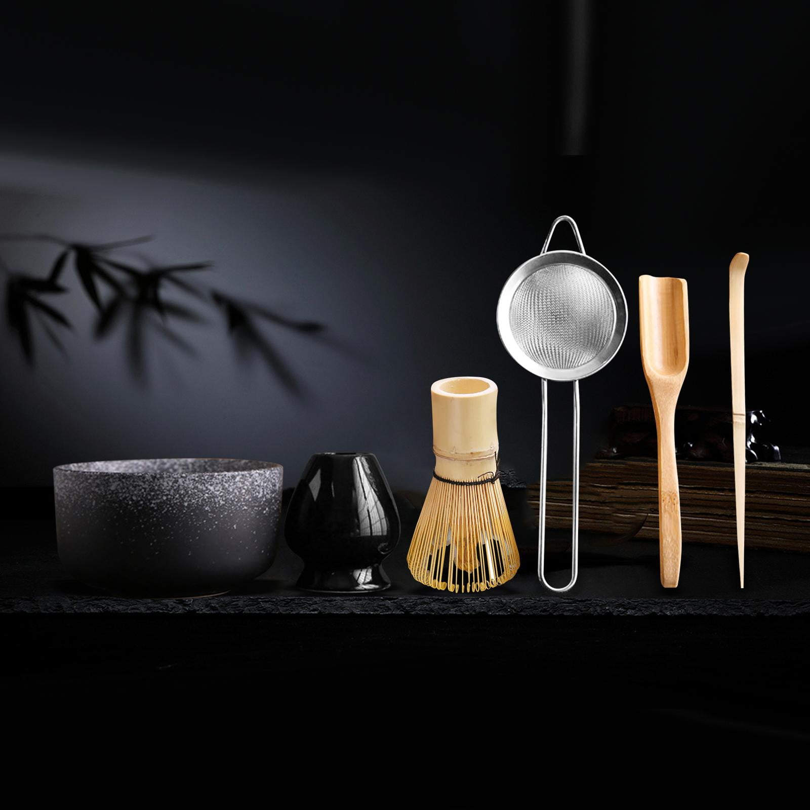 6x Japanese Matcha Ceremony Accessory Japanese Matcha Whisk Set with