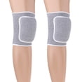 thumbnail image 2 of Ejercicio , Baile, Fútbol, ​​patinaje , Protector gris shamjiam Almohadillas protectoras para las rodillas deportivas, 2 of 9