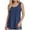 A27-Navy, variant on Women Top With Lace Details And Asymmetric Hem Silky Strappy Top In Lingerie Elegant Camisole For Evening And Party Womens Sleeveless Tank Top (XL,A27-Red)