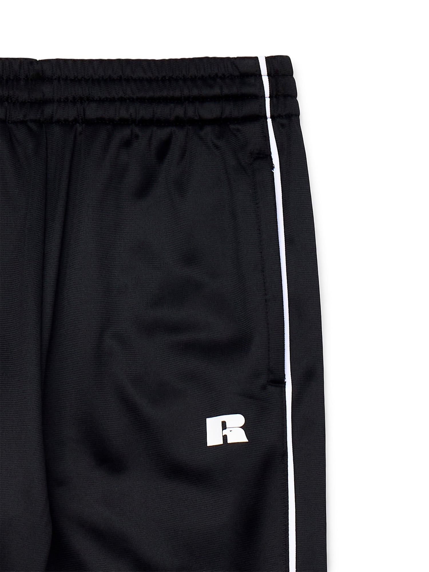 Russell Athletic Boy's Pull-On Tricot Jogger Pants, 2-Pack, Sizes 2T-5T
