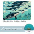 thumbnail image 2 of Whale Non-Slip Polyester Indoor Floor Carpet Rug - Machine Washable Door Rugs, 2 of 6