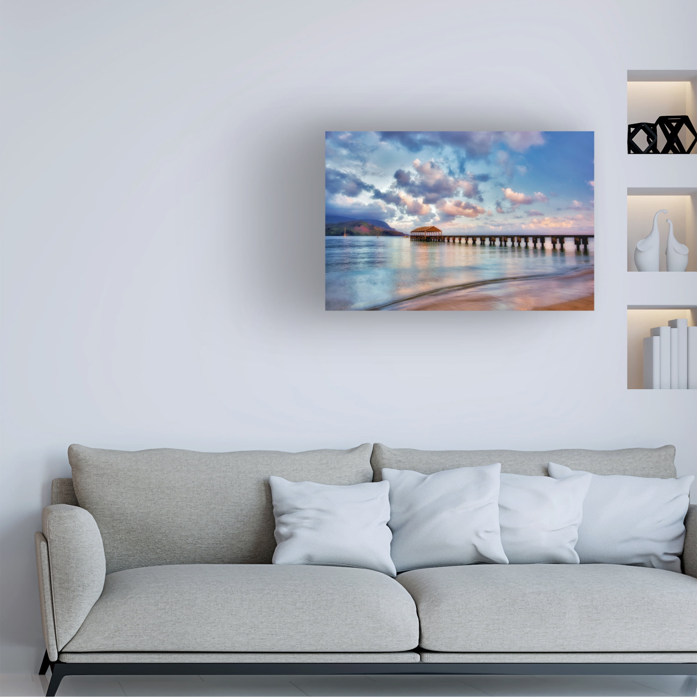 Dennis Frates 'Pier 1' Canvas Art