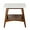 Off-White/Pecan, variant on Gracie Mills Hendricks Contemporary Charm Round End Table - GRACE-7348