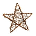 thumbnail image 1 of HEVIRGO Rattan Circle Durable Nice-looking Non-woven Fabric Christmas Star Shaped DIY Rattan Circle for Home, 1 of 10