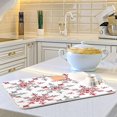 thumbnail image 6 of Christmas Dish Drying Mat for Kitchen Counter, Christmas Snowflakes White Pattern Drying Pad Absorbent Dishes Drainer Mats Trivet 18 x 24 Inch, 6 of 7
