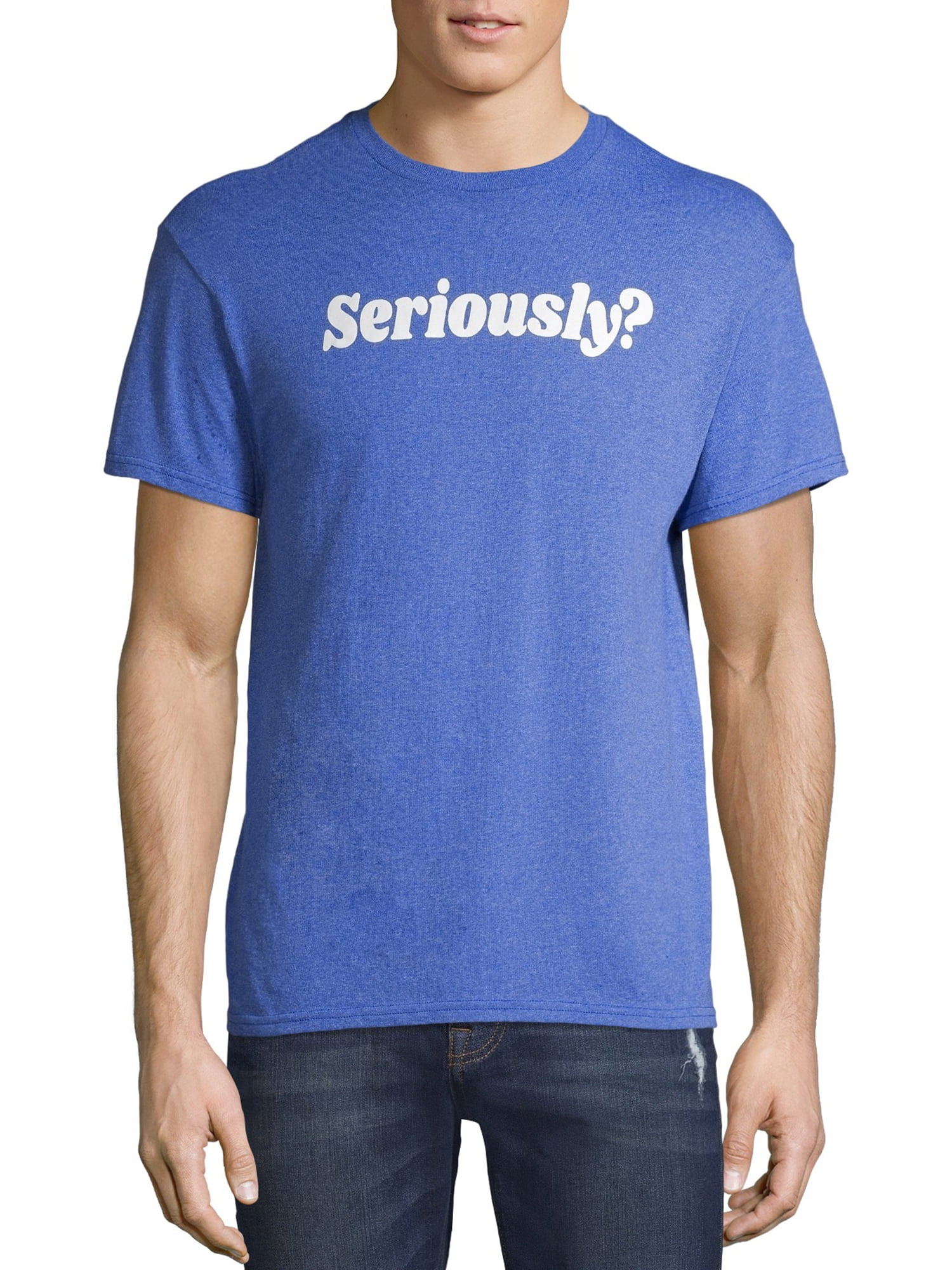 Seriously Men's and Big Men's Graphic T-shirt - Walmart.com