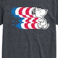 thumbnail image 3 of Peanuts - Snoopy Americana Short Sleeve Graphic T-Shirt, 3 of 6
