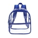 thumbnail image 2 of Mochila transparente impermeable de PVC para mujer Bolsillos azules, 2 of 9