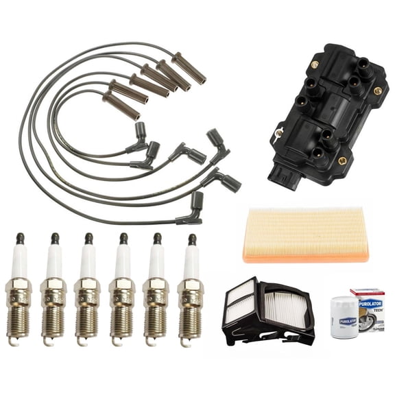 Ignition Coil Wires Spark Plugs & FIlters For Pontiac G6 3.5L 2007-2010