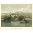 thumbnail image 2 of Leitch, W.L. 14x12 Gold Ornate Wood Framed with Double Matting Museum Art Print Titled - Isola Lecchi, Lago di Guarda, Italy, 2 of 4