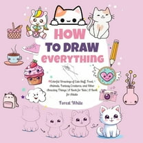 How To Draw Everything: . Colorful Drawings of Cute Stuff, Food, Animals, Fantasy Creatures, and Other Amazing Things A , (Paperback)