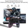 thumbnail image 5 of Wireless Bluetooth Gaming Controller with RGB Light,Wireless Switch Pro Controller Compatible Switch/Android/TV/PC/PS3 Rechargeable Switch Remote Gamepad With Turbo,Wake-up,4 Level Vibration Function, 5 of 11