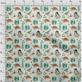 thumbnail image 4 of oneOone Cotton Poplin Green Fabric Earth Sewing Fabric By The Yard Printed Diy Clothing Sewing Supplies 56 Inch Wide, 4 of 4