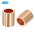 thumbnail image 3 of Unique Bargains 3/16'/ 5mm Wire Rope Stop Sleeve Copper Crimping Loop Sleeve End, Golden, 12 Pack, 3 of 5
