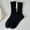 Black, variant on HuangHuanChen Womens Socks Thin Cotton Socks Soft Cotton Bootie Socks Above Ankle Crew Socks Purple