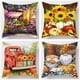 thumbnail image 2 of Nueva funda de almohada de 45*45 cm, funda de almohada de abrazo de idioma, funda de almohada de Acción de Gracias de enano feliz, decoración de granja adecuada para sofá, arena, decoración del hogar, 2 of 5