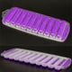 thumbnail image 4 of Molde de cubitos de hielo cilíndrico morado, molde de plástico para gelatina de hielo cilíndrico largo, 4 of 6