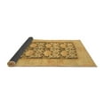 thumbnail image 2 of Ahgly Company Indoor Square Abstract Brown Modern Area Rugs, 4' Square, 2 of 4