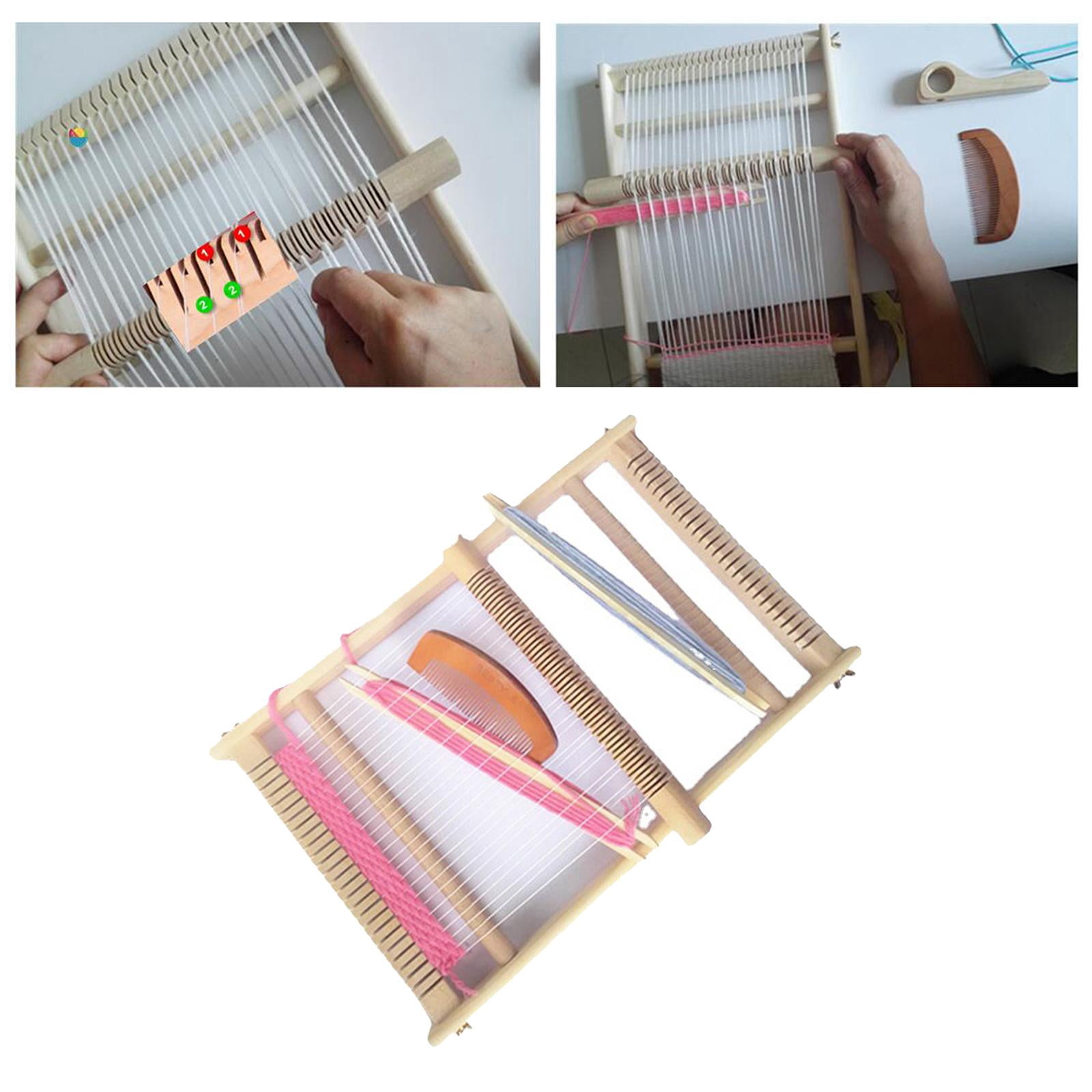Wood Weaving Loom , Tapestry Weaving Toys, Tabletop puzzle children toys for Kids Children Toy Gift