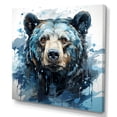 thumbnail image 2 of Designart "Abstract Bear Motion Interpretation I" Animals Bear Wall Art Prints, 2 of 7