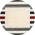 thumbnail image 1 of Ahgly Company Indoor Round Contemporary Gray Solid Area Rugs, 3' Round, 1 of 6
