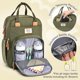 thumbnail image 4 of Mochila pañalera RUVALINO XL impermeable con cambiador, 4 of 9