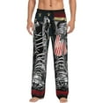 thumbnail image 2 of Lsque Veterans Day1 Print Men's Pajama Pants, Lounge Pant - Comfortable Home Wear,Elastic Waistband, Stylish Design-Medium, 2 of 9