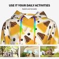 thumbnail image 6 of Hoodies for Women - Papaya ice cream Comfrt Colour Drawstring Women'S Fashion Hoodies & Sweatshirts, Fall Outfits Clothes for Women 2024 Pullover with Kangaroo Pocket, 6 of 7