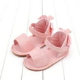 thumbnail image 3 of Aojekbee Baby Girl Summer Sandals Breathable Soft Non-Slip Sole Open Toe Shoes with 3D Bow Newborn Infant Shoes, 3 of 9