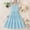 Sky Blue, variant on Babcutegg Girls’ Lightweight Sleeveless Summer Dress With Adjustable Straps And Back Bow Detail Sky Blue Size 12