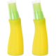 thumbnail image 1 of Cepillo de botella de aceite de silicona de 2 piezas, herramienta de aceite de riego de cocina resistente al calor recargable con tapa verde + amarilla TUNC Sencillez, 1 of 5