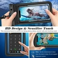 thumbnail image 7 of MUZPU Universal Waterproof Phone Bag,  2 Pack Black+Blue, 8.3 inch IPX8 Waterproof Phone Case, Waterproof Phone Pouch Floating，Waterproof Beach Bag, 7 of 7