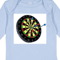 thumbnail image 4 of Inktastic Dart Board Boys or Girls Long Sleeve Baby Bodysuit, 4 of 5