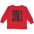 thumbnail image 3 of Inktastic Juneteenth June 19, 1865 Boys or Girls Long Sleeve Toddler T-Shirt, 3 of 5