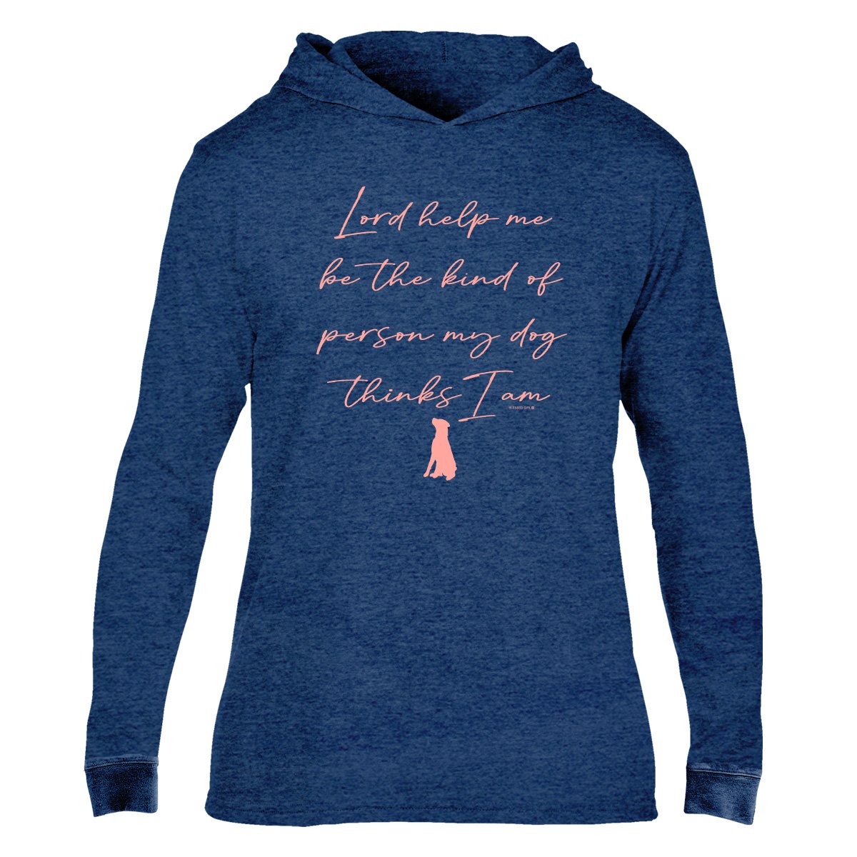 Blessed Girl Womens Long Sleeve Hooded 