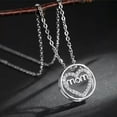 thumbnail image 2 of K-KED Women's Fashion Gold Rose Gold or Silver Mom Mother Heart Pendant Necklace-Rose Gold, 2 of 7