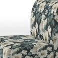thumbnail image 4 of Designart "Lovely Grey And White Orchid Blossoms VI" White Floral Upholstered Accent Chair - Cottage Arm Chair For Living Room, 4 of 5