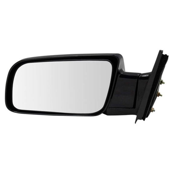 TRQ Side View Mirror Black Folding Manual Driver LH for Chevy GMC C/K Suburban MRA05102