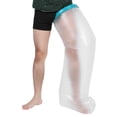 thumbnail image 3 of Qiilu Waterproof Adult Sealed Cast Bandage Protector Wound Fracture Foot Leg Knee Cover for Shower , Waterproof Sealed Protector For Adult,Cast Protector, 3 of 8