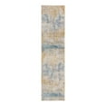 thumbnail image 2 of Unique Loom Deepa Collection Area Rug - Whane (2' x 8' Runner Blue Ivory/Yellow), 2 of 6
