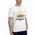 thumbnail image 2 of Mcdonald'S Logo Men'S Basic Short Sleeve T-Shirt Fad White Large, 2 of 8